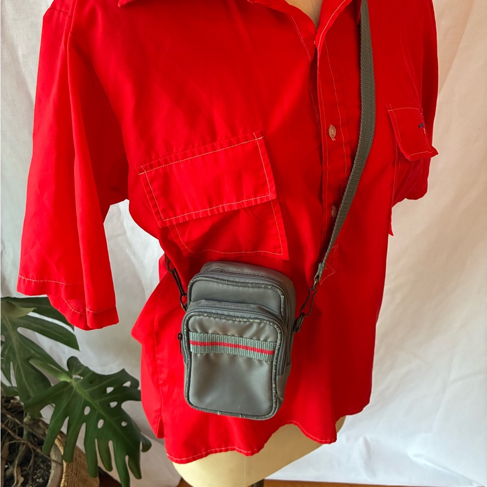 Gray Crossbody or Belt Bag
